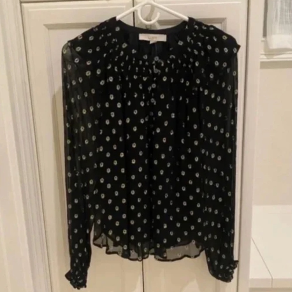 Black and Gold Blouse